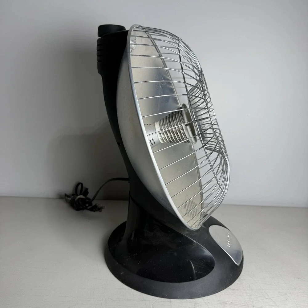 Presto Heat Dish Parabolic Electric Heater Model 0791708 Portable Space Warmer